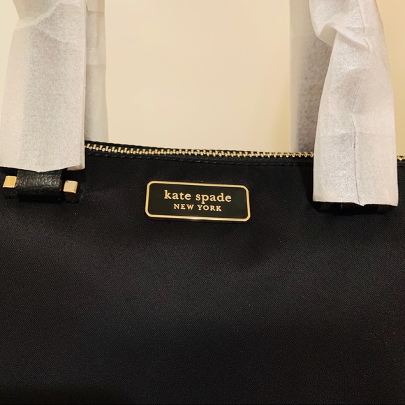 INSULATED TOTE KATE SPADE NYLON MINI BLACK DAWN - Picture 4 of 7